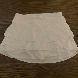 Athleta girl white tennis skirt size L/12